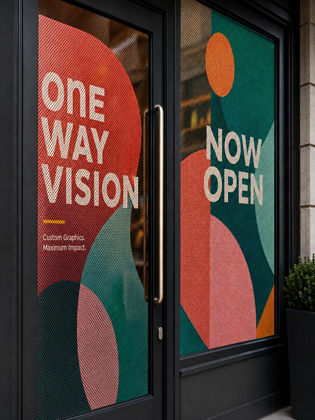 One Way Vision Baskı uygulaması